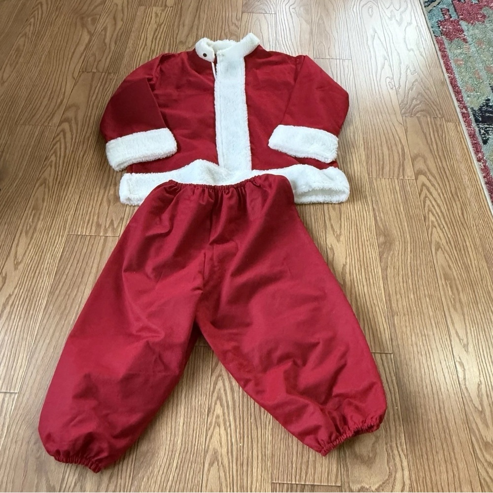 Red Large 2 Piece Adult Santa Suit Costume